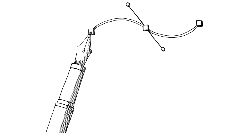 illustration of a pen